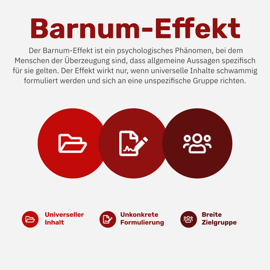Was ist der Barnum-Effekt?