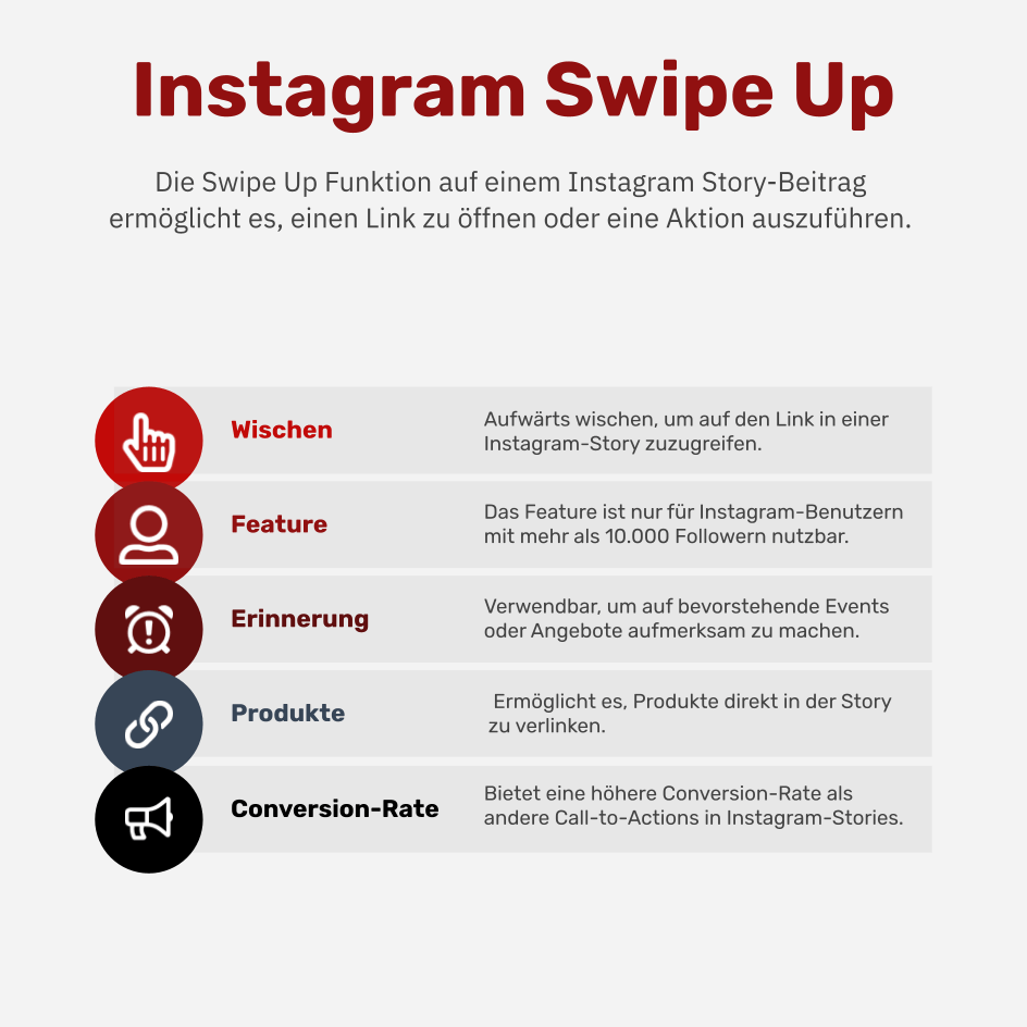 Was ist Instagram Swipe Up?